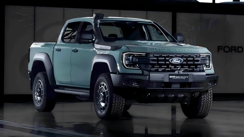 Beilių našumas/vilkimo talpa padidėjo! Oficialūs „Ford Ranger Super Duty“ vaizdai