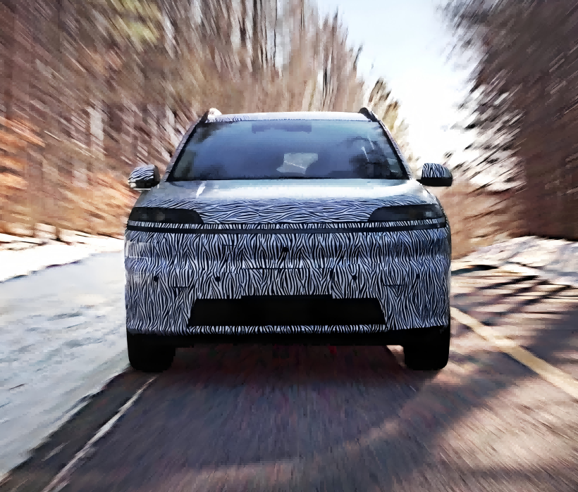 Pekino „Hyundai“ „Elexio“ debiutuos gegužės 7 d. Ir yra grynas elektrinis visureigis.